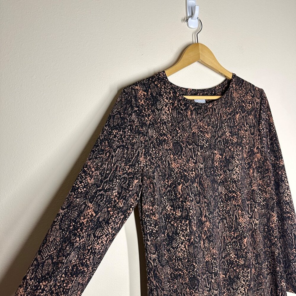 Chicos Easy Chic Column Python Print Maxi Dress W… - image 2